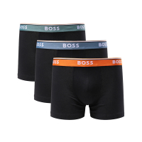 雨果博斯 HUGO BOSS 男士棉质徽标腰带平角内裤三件套装50479121