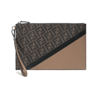 芬迪 FENDI 男士人造革/牛皮革手拿包7N0110 AJF8