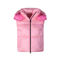 杜威迪嘉 DUVETICA 女士VINDEMIATRIX系列短款连帽羽绒马甲222 VDDV01325K0001