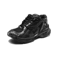 巴黎世家 BALENCIAGA 男士RUNNER网眼系带休闲运动鞋老爹鞋677403 W3RB1
