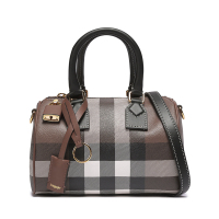 博柏利 BURBERRY 女款 手提单肩斜挎包保龄球包迷你款8053496