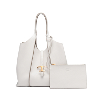 托德斯 TOD'S 女士牛皮革TIMELESS大T扣中号手提单肩包托特包子母包XBWTSBA0300Q8E