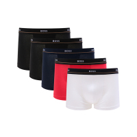 雨果博斯 HUGO BOSS 男士Black系列腰带弹力平角内裤五件套装50483636