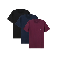 雨果博斯 HUGO BOSS 男士棉质贴身打底圆领短袖内衣T恤三件套装50475286