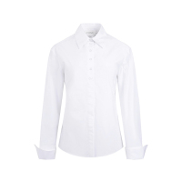 麦丝玛拉 Max Mara Sportmax 女士棉质修身版府绸收腰长袖衬衫NETTUNO