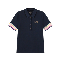 阿玛尼 EMPORIO ARMANI EA7 女士棉质修身版短袖POLO衫3RTF01 TJLEZ