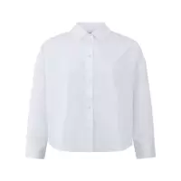 阿玛尼 ARMANI EXCHANGE 女士棉质短款休闲衬衫3RYC13 YNWQZ