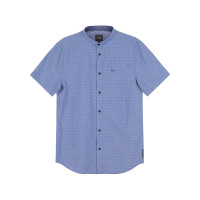 阿玛尼 ARMANI EXCHANGE 男士棉质修身版短袖衬衫3RZC28 ZN1BZ