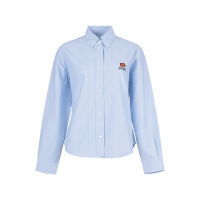 高田贤三 KENZO 女士BOKE系列棉质休闲长袖衬衫FD5 2CH087 9LO