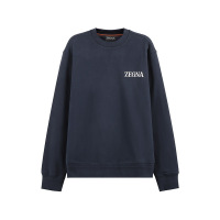 杰尼亚 ZEGNA 春秋款 男士时尚可持续系列棉质圆领长袖卫衣运动衫UB522A5 B872