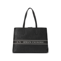 阿玛尼 ARMANI EXCHANGE 女士通体徽标手提单肩包托特包购物袋942698 CC744