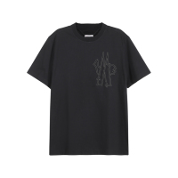 盟可睐/蒙口 MONCLER 男士棉质圆领短袖T恤 I1 091 8C00039 899YU
