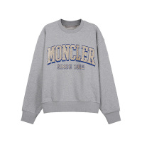 盟可睐/蒙口 MONCLER 男士棉质松身版圆领长袖卫衣运动衫 I1 091 8G00019 M2642