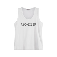 盟可睐/蒙口 MONCLER 女士棉质修身版圆领运动背心上衣 I1 093 8P00001 89A0D