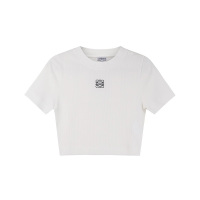 罗意威 LOEWE 女士棉质短款修身露脐圆领短袖T恤S540Y07XCD