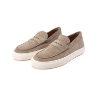 托德斯 TOD'S 男士绒面革厚底乐福鞋莫卡辛鞋休闲单鞋皮鞋XXM03E00640RE0