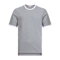 THOM BROWNE 汤姆·布朗 男士棉质圆领短袖T恤MJS083A 00042