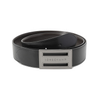 珑骧 LONGCHAMP 男士牛皮DELTA BOX不可裁剪双面皮带腰带42036 022