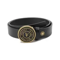 范思哲 VERSACE JEANS COUTURE 男士牛皮革复古可裁剪皮带腰带75YA6F41 ZP228