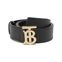 博柏利 BURBERRY 男款牛皮革TB专属标识搭扣不可裁剪宽版皮带腰带8070427