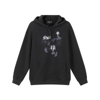 阿玛尼 EMPORIO ARMANI 男士棉质印花刺绣图案连帽长袖卫衣 6R1M8P 1J7DZ