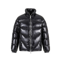阿玛尼 男士绗缝光面立领鸭绒面包羽绒服外套 6RZBL3 ZN2RZ