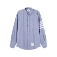 汤姆·布朗 THOM BROWNE 男士棉质四条纹长袖衬衫 MWL272A 05245