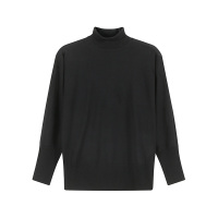 麦丝玛拉 女士九分蝙蝠袖薄款高领羊毛衫针织衫毛衣 13660239 TALEA