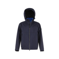 雨果博斯 HUGO BOSS 男士black系列防泼水拉链连帽夹克外套配可拆卸棉马甲背心两件套装 50493647