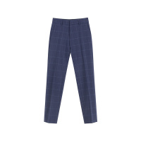 雨果博斯 HUGO BOSS 男士black系列细条纹休闲西装裤长裤 50500099