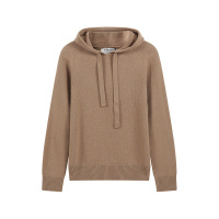 麦丝玛拉 女士宽松版连帽长袖羊绒衫针织衫毛衣 VIRGOLA 93660339