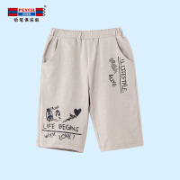 铅笔俱乐部童装2019夏季儿童休闲裤男童中裤中大童中裤薄款七分裤