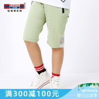 铅笔俱乐部童装2019夏季男童短裤五分裤儿童运动短裤中大童短裤子