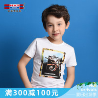 铅笔俱乐部童装2019夏季新款男童短袖T恤中大童圆领T恤儿童T恤