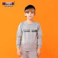 铅笔俱乐部童装2019秋装新款男童圆领卫衣中大童长袖卫衣儿童上衣