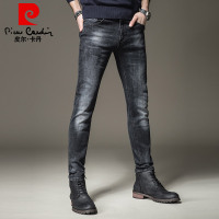 皮尔卡丹Pierre Cardin牛仔裤男春秋2018新款宽松直筒韩版休闲修身显瘦潮流裤子