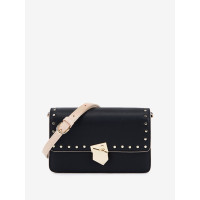 欧米OMI包包女2019夏季新款斜挎包时尚奢侈大牌铆钉宽肩带单肩包