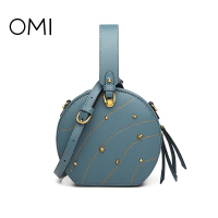 欧米OMI包包女2019冬季新款个性星星铆钉斜挎包ins时尚手提单肩包