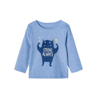 贝贝怡男童休闲纯棉T恤宝宝洋气帅气长袖上衣191S2025