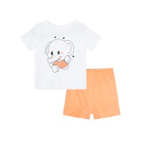 贝贝怡宝宝短袖套装夏季新款宝宝薄款透气洋气2件套192T360