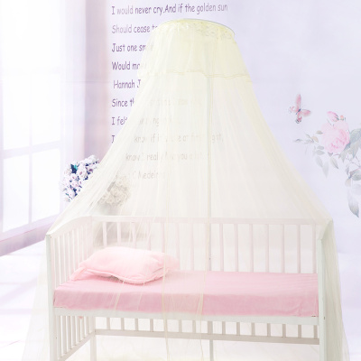 贝贝怡儿童床宫廷落地式可移动宝宝蚊帐婴儿床蚊帐罩支架 161P163