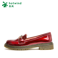 热风春季新款鞋子女韩版女士一脚套休闲鞋H20W8106