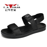 公牛世家(G.N.Shi Jia)夏季休闲时尚凉拖套脚织带韩版沙滩鞋GN8001