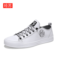 哈苏男鞋夏新款潮流板鞋男透气小白鞋舒适男士运动休闲鞋 HSL162