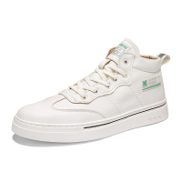 公牛世家男士休闲鞋中邦男鞋舒适时尚高帮鞋 GNH8822