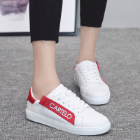 卡帝乐鳄鱼CARTELO 春夏款女鞋休闲小白鞋时尚百搭简约通勤出街达人女鞋