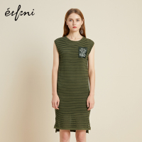 【商场同款】伊芙丽2019夏装新款韩版气质时尚连衣裙1188995183