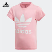 阿迪达斯三叶草儿童（ADIDAS）运动女童小童圆领透气舒适短袖T恤DV2861