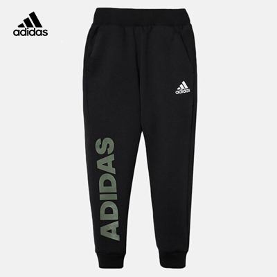 阿迪达斯儿童（ADIDAS）运动男女小童加绒保暖休闲针织长裤DT2344