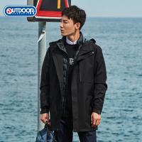 （OUTDOORPRODUCTS）运动户外男式冲锋衣三合一可拆卸套羽绒旅行冲锋衣1941003